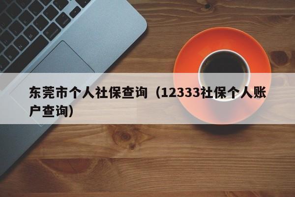 东莞市个人社保查询（12333社保个人账户查询）