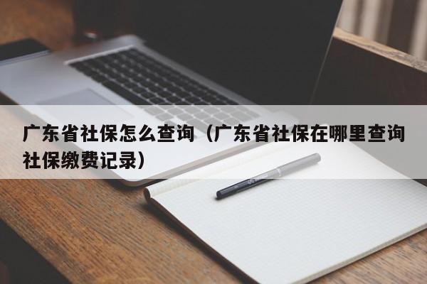 广东省社保怎么查询（广东省社保在哪里查询社保缴费记录）