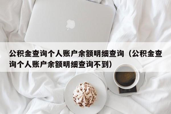 公积金查询个人账户余额明细查询（公积金查询个人账户余额明细查询不到）