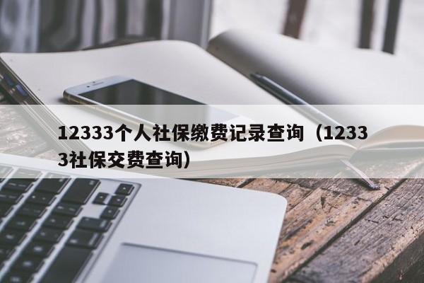 12333个人社保缴费记录查询（12333社保交费查询）