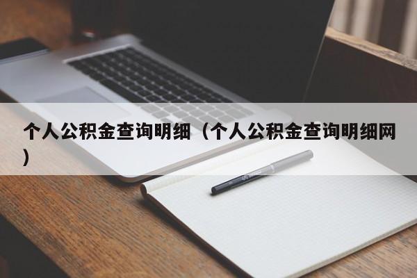 个人公积金查询明细（个人公积金查询明细网）