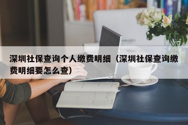 深圳社保查询个人缴费明细（深圳社保查询缴费明细要怎么查）