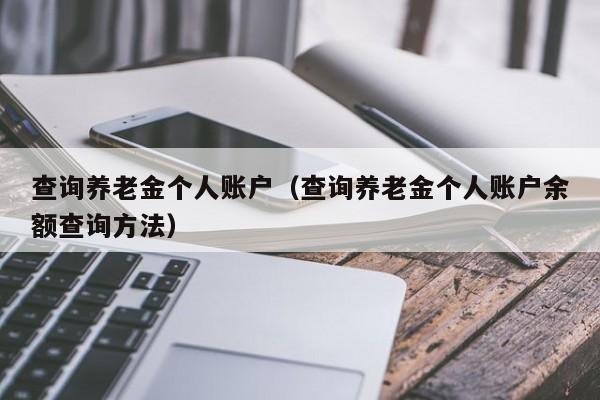 查询养老金个人账户（查询养老金个人账户余额查询方法）