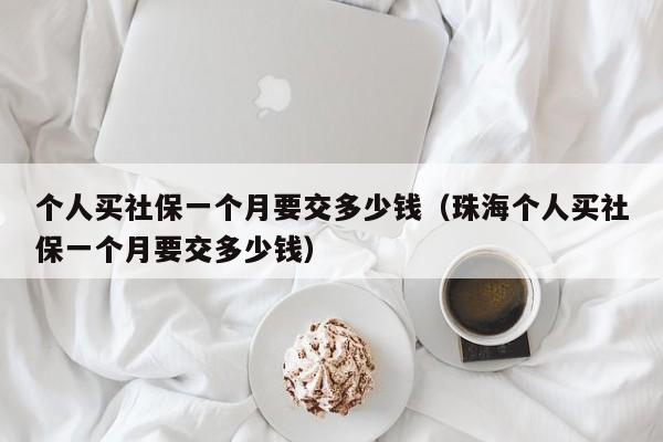 个人买社保一个月要交多少钱（珠海个人买社保一个月要交多少钱）