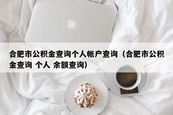 合肥市公积金查询个人帐户查询（合肥市公积金查询 个人 余额查询）