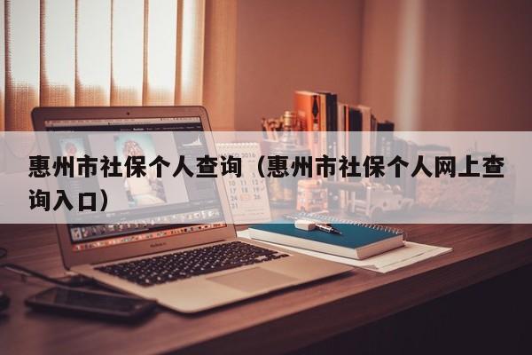 惠州市社保个人查询（惠州市社保个人网上查询入口）