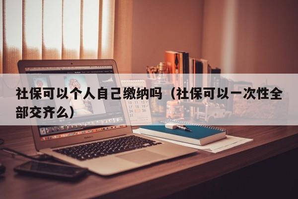 社保可以个人自己缴纳吗（社保可以一次性全部交齐么）