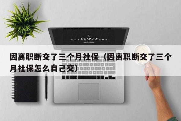因离职断交了三个月社保（因离职断交了三个月社保怎么自己交）
