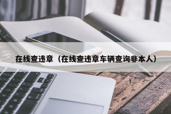在线查违章（在线查违章车辆查询非本人）