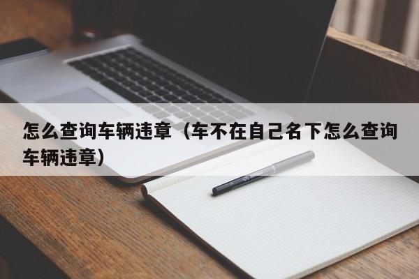 怎么查询车辆违章（车不在自己名下怎么查询车辆违章）