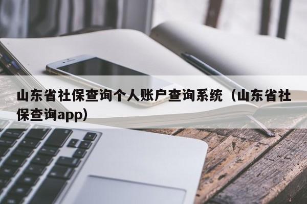 山东省社保查询个人账户查询系统（山东省社保查询app）
