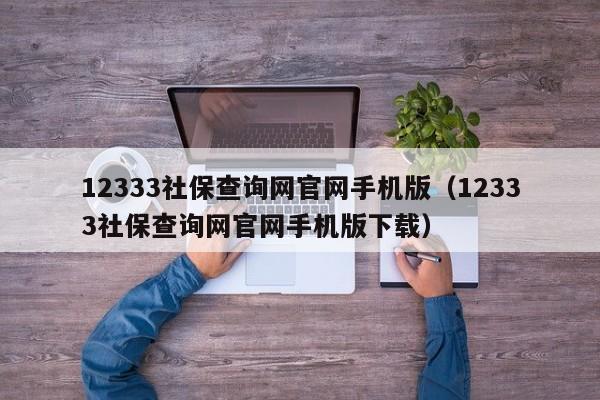 12333社保查询网官网手机版（12333社保查询网官网手机版下载）