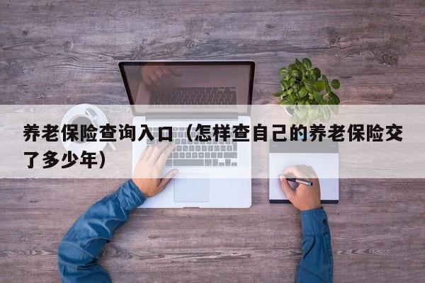 养老保险查询入口（怎样查自己的养老保险交了多少年）