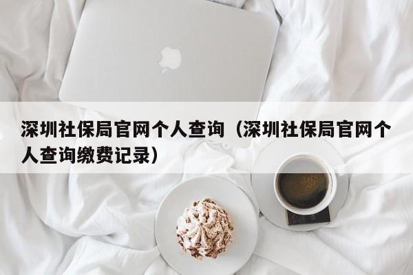 深圳社保局官网个人查询（深圳社保局官网个人查询缴费记录）