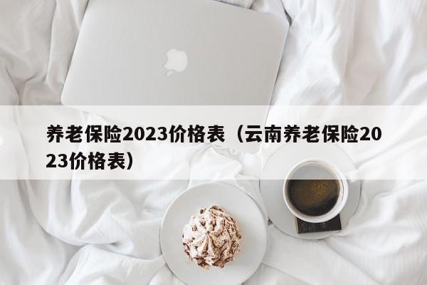 养老保险2023价格表（云南养老保险2023价格表）