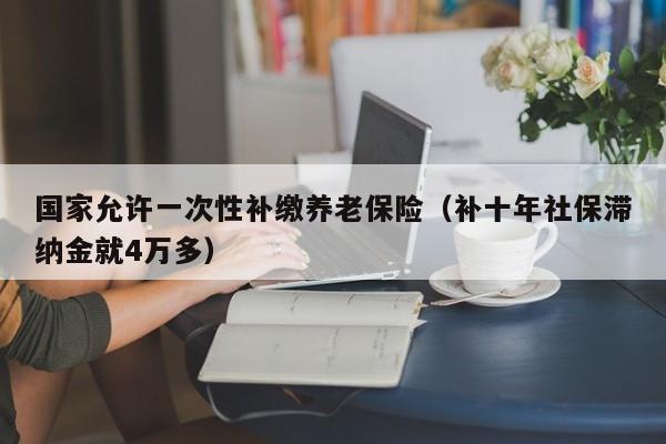 国家允许一次性补缴养老保险（补十年社保滞纳金就4万多）