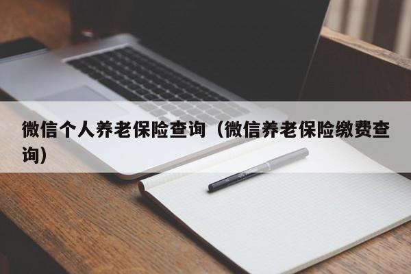 微信个人养老保险查询（微信养老保险缴费查询）