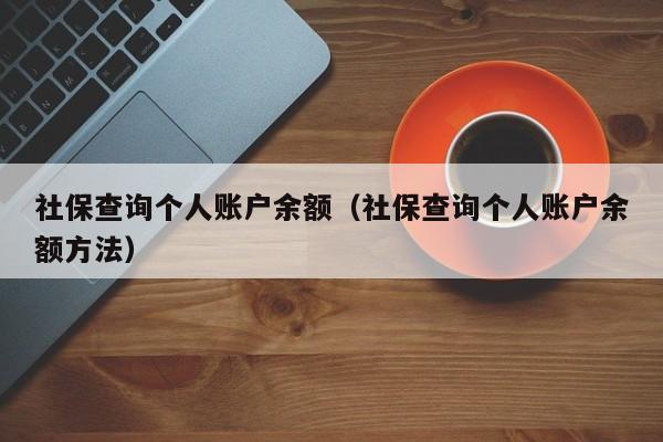 社保查询个人账户余额（社保查询个人账户余额方法）
