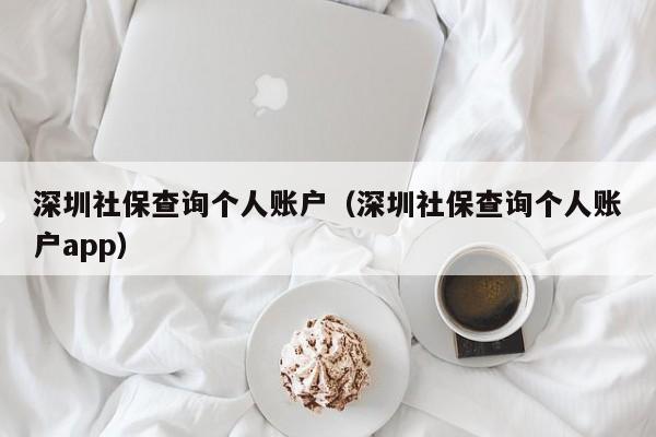 深圳社保查询个人账户（深圳社保查询个人账户app）