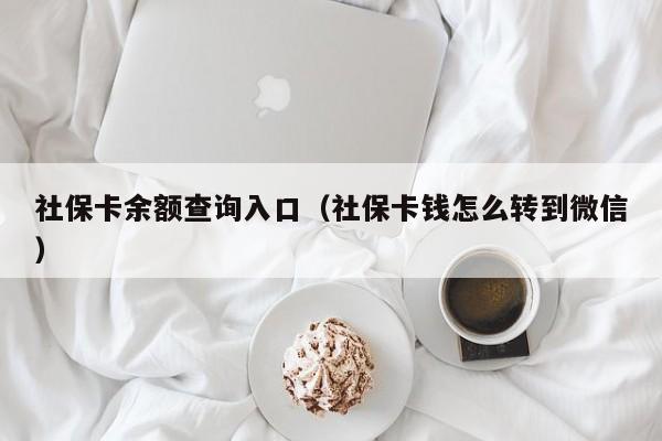 社保卡余额查询入口（社保卡钱怎么转到微信）