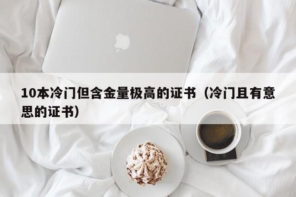 10本冷门但含金量极高的证书（冷门且有意思的证书）