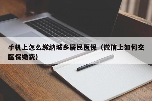 手机上怎么缴纳城乡居民医保（微信上如何交医保缴费）