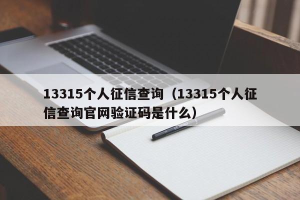 13315个人征信查询（13315个人征信查询官网验证码是什么）