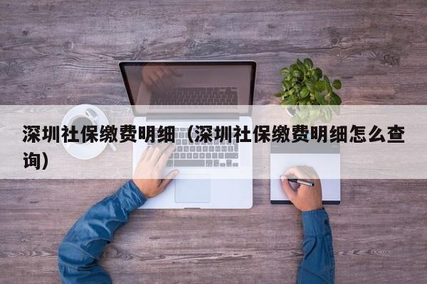 深圳社保缴费明细（深圳社保缴费明细怎么查询）