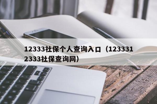 12333社保个人查询入口（1233312333社保查询网）