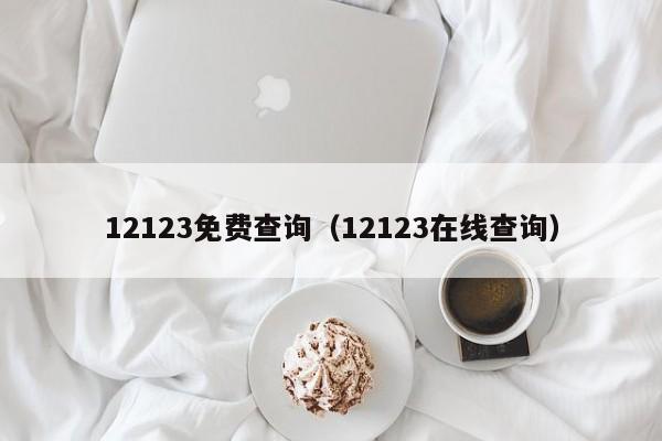 12123免费查询（12123在线查询）